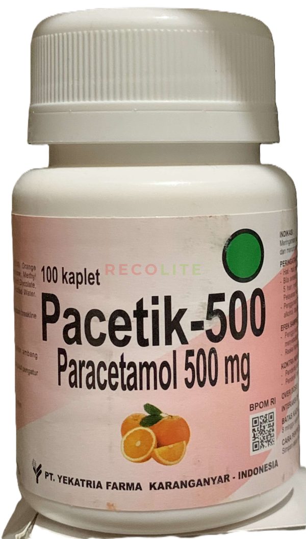 PACETIK 500MG POT/100 TAB