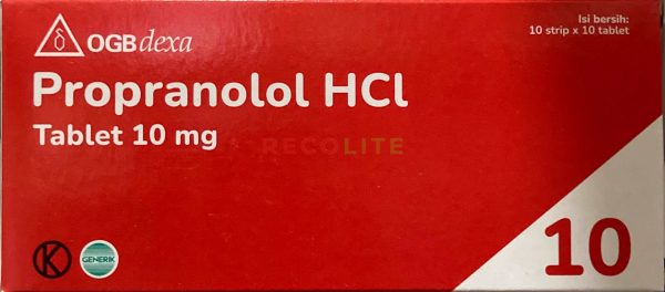 PROPANOLOL 10MG DEXA BOX/100 TAB