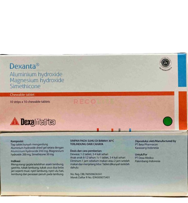DEXANTA BOX/100 TAB