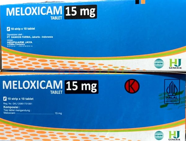MELOXICAM 15MG HJ BOX/100 TAB